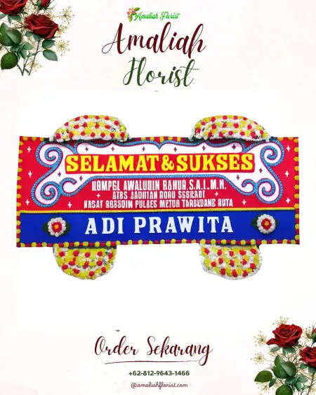 Papan Bunga Ucapan Selamat Kadoodan